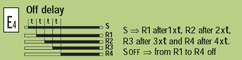 function E4 = Off delay