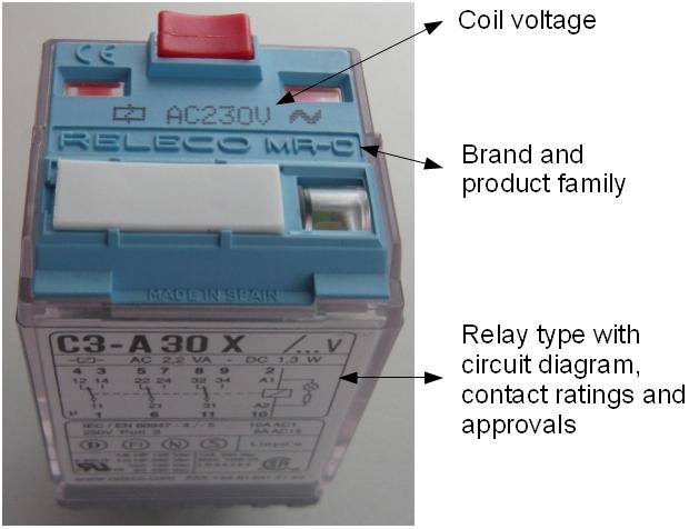 How can I recognize a RELECO or COMAT relay?